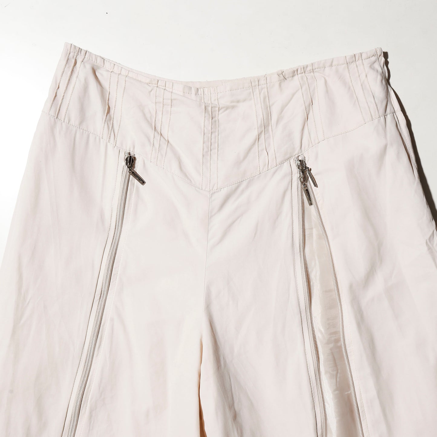 vintage euro layered pleats trousers