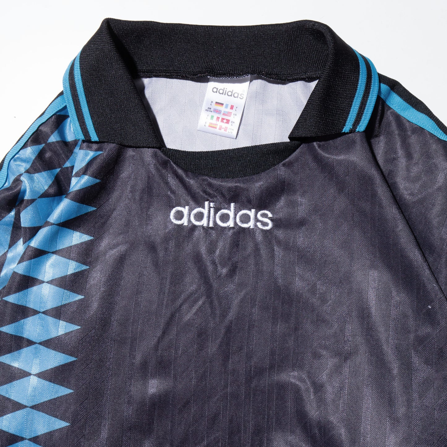 vintage 90's adidas l/s game shirt