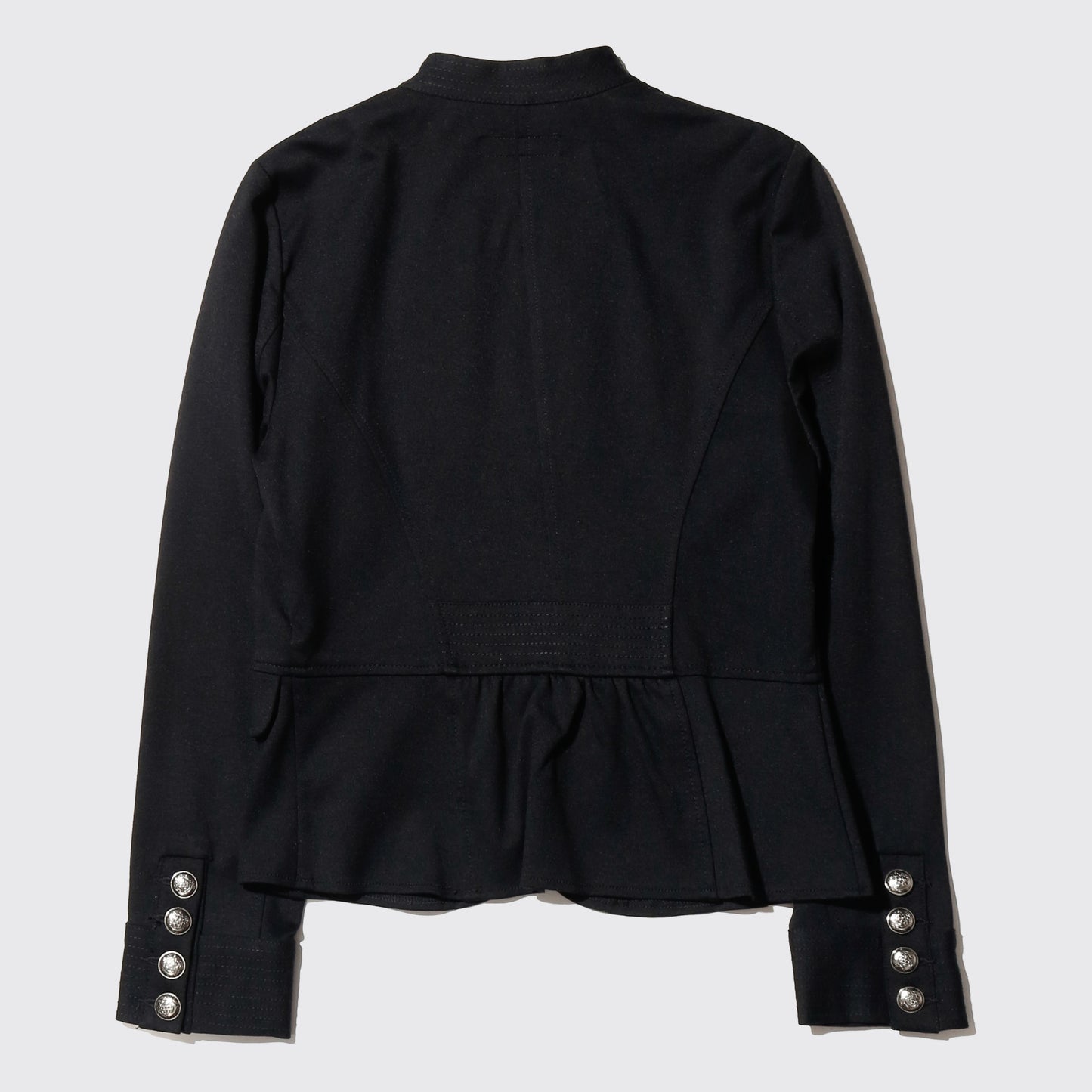 vintage cropped frog closure napoleon jacket