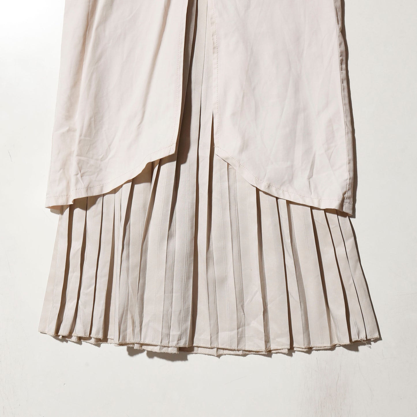 vintage euro layered pleats trousers