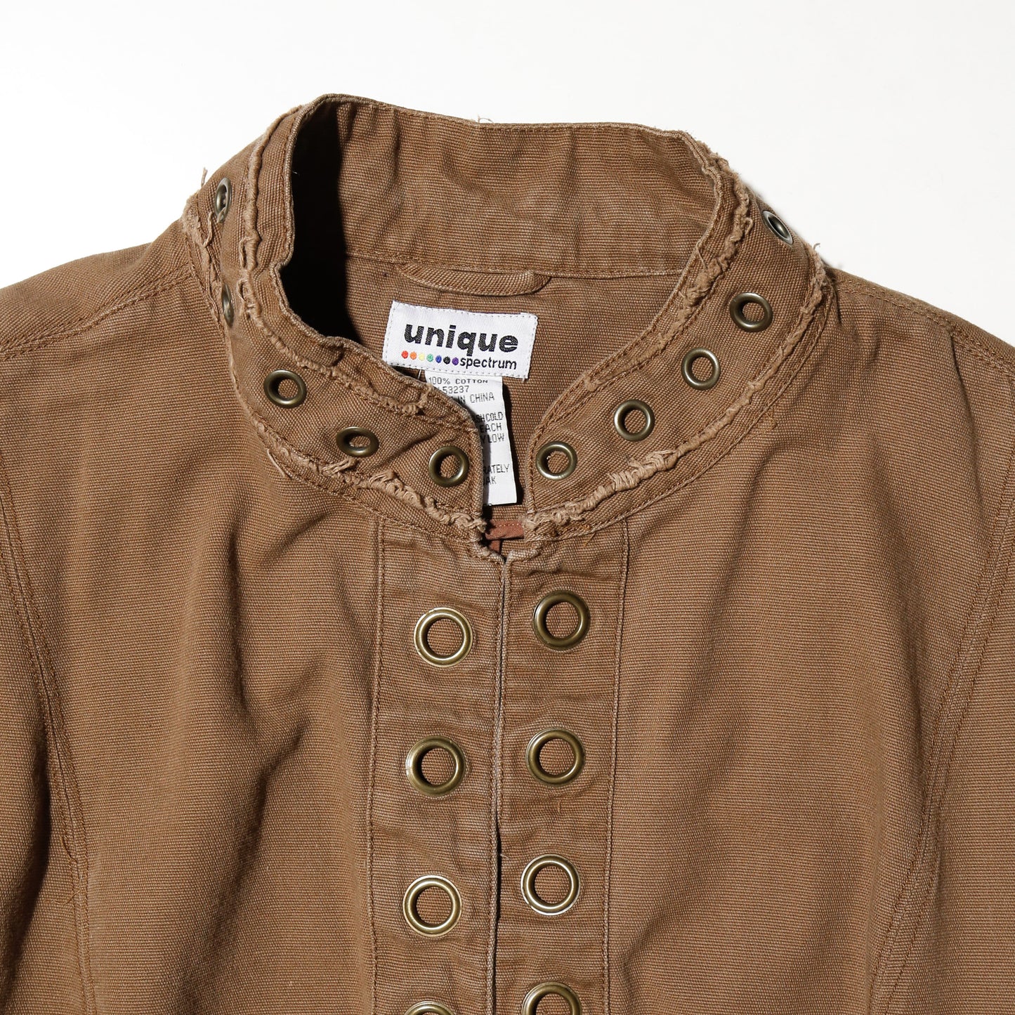 vintage eyelet cotton jacket