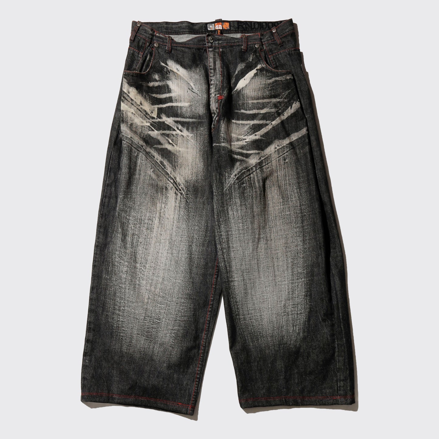 vintage akademiks distressed baggy jeans, *resized