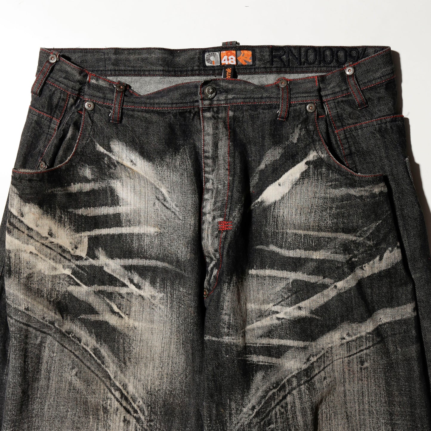 vintage akademiks distressed baggy jeans, *resized