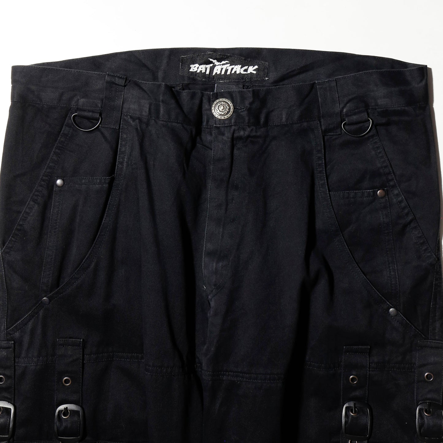 vintage bat attack tactical bondage cargo trousers