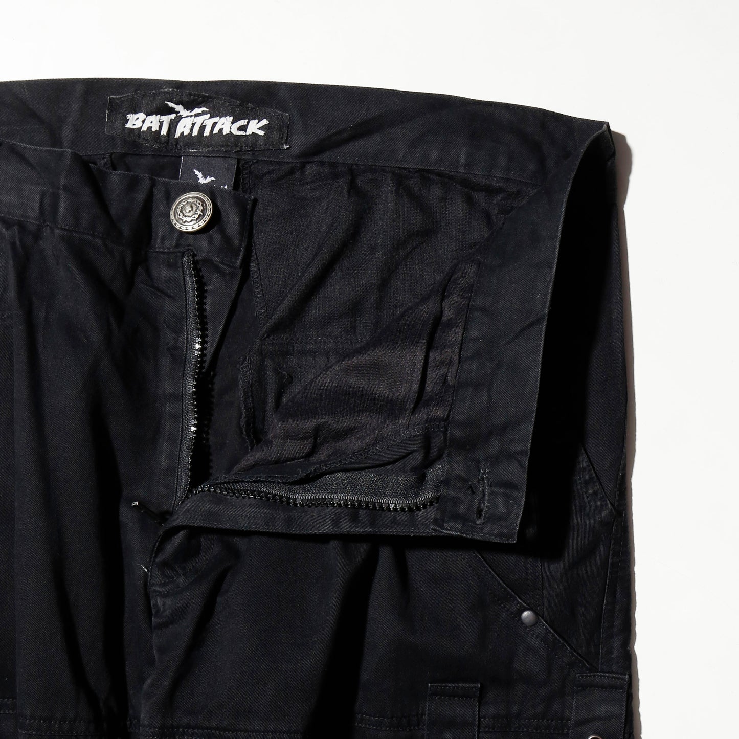vintage bat attack tactical bondage cargo trousers