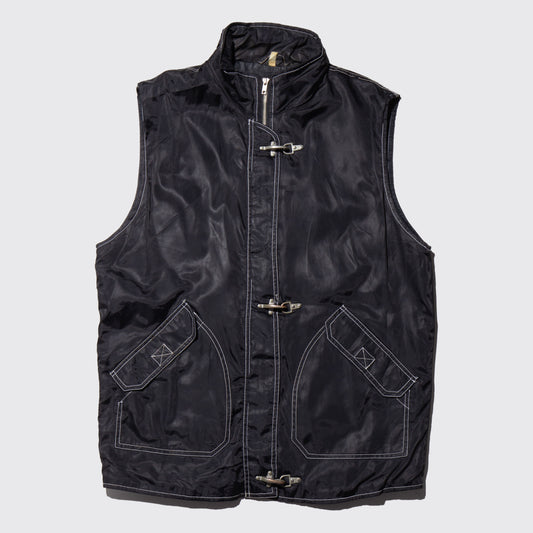 vintage hooked coating vest