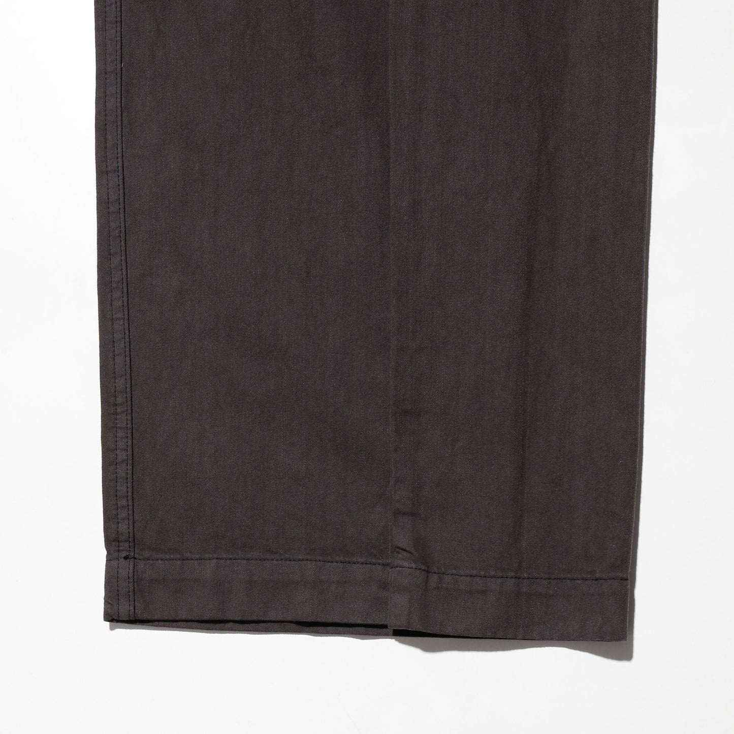 vintage overlap wide trousers