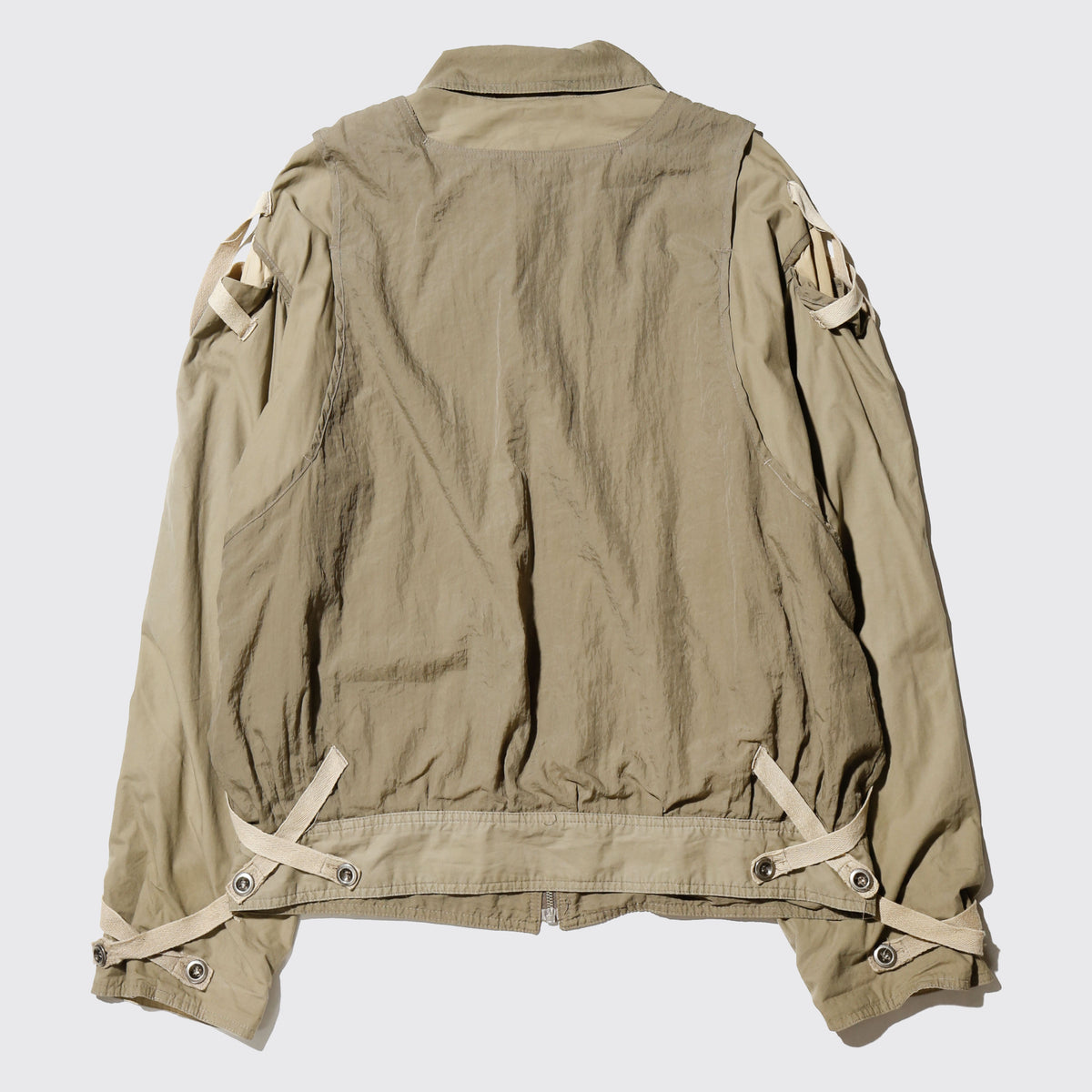 vintage techno aviator jacket