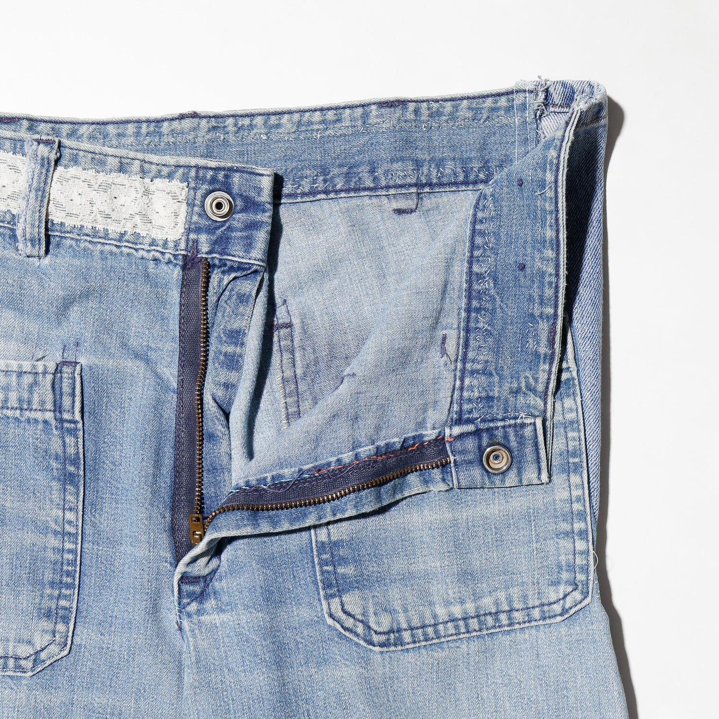 *one-off 70's booty custom sailor flare jeans
