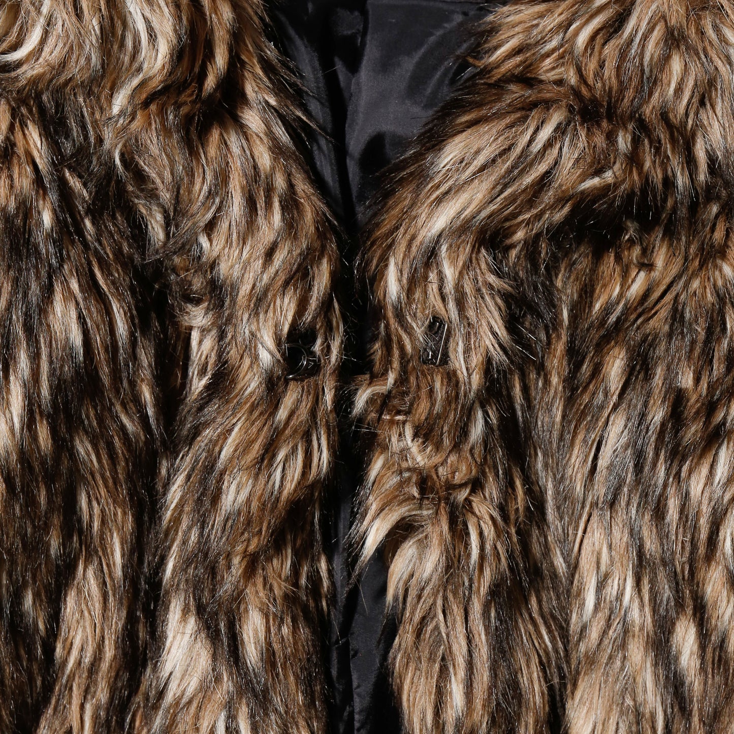 vintage cropped faux fur jacket