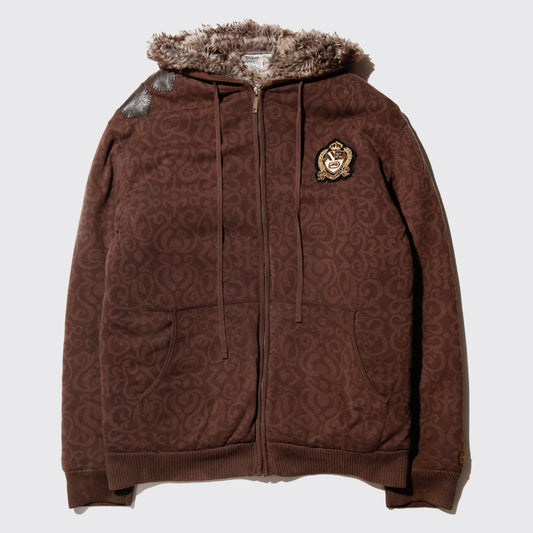 vintage 00's Ecko Unltd. emblem boa hoodie