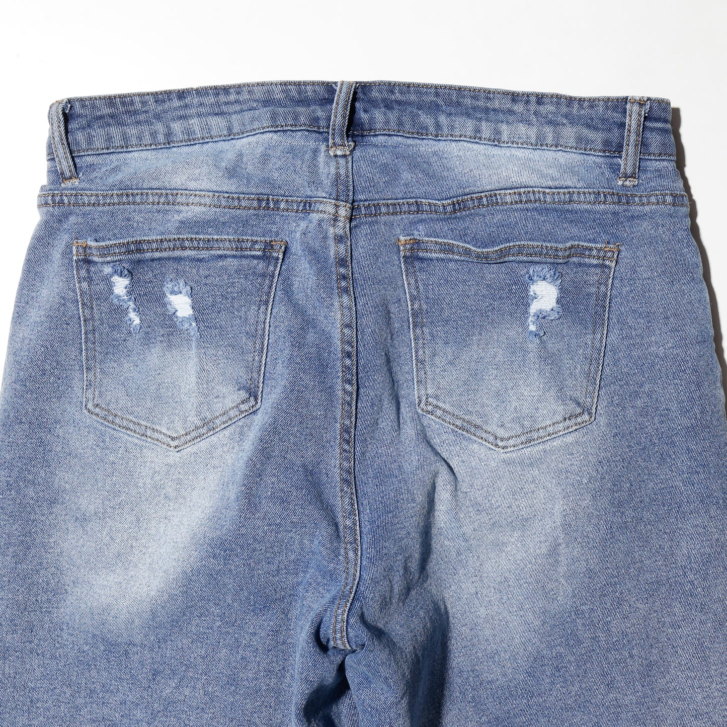 *one-off candy stone layered baggy jeans