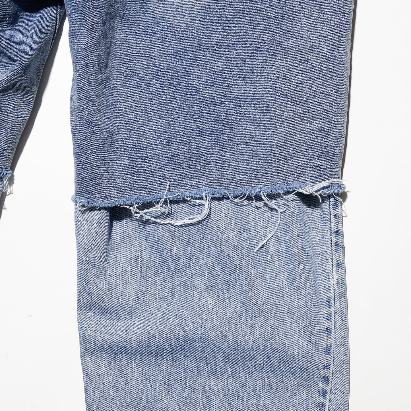*one-off candy stone layered baggy jeans