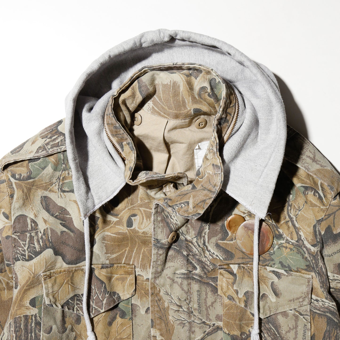 *one-off field jacket , with hoodie/kapper badge