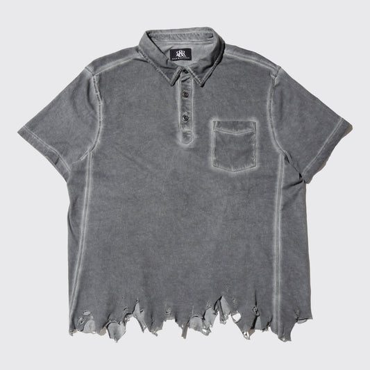 vintage acid broken polo h/s