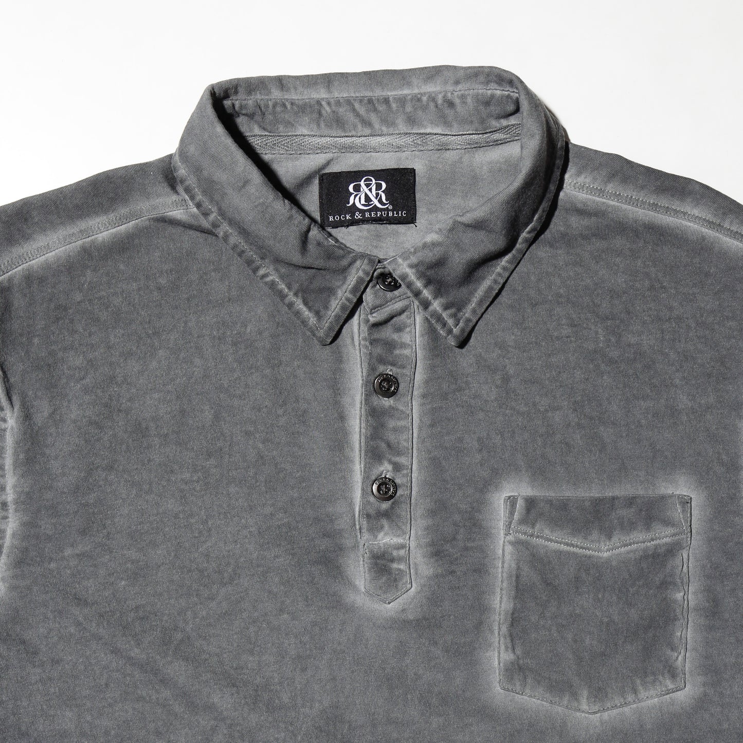vintage acid broken polo h/s