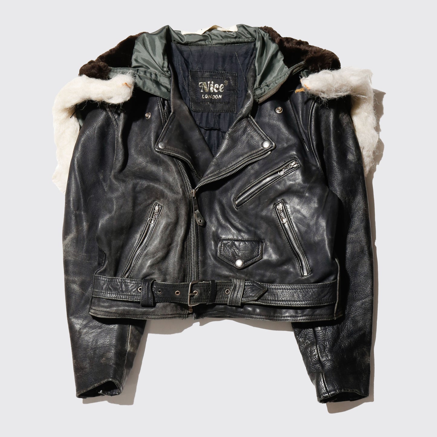 *one-off with hoodie riders jacket