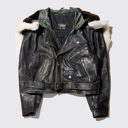 *one-off with hoodie riders jacket