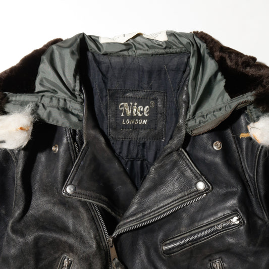 *one-off with hoodie riders jacket