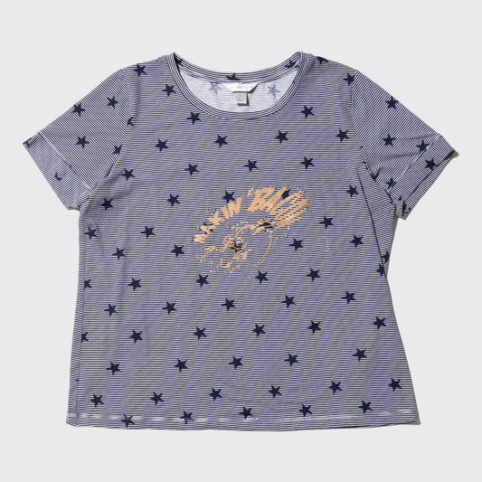 *one-off "the world is yours" hand screen t-shirt