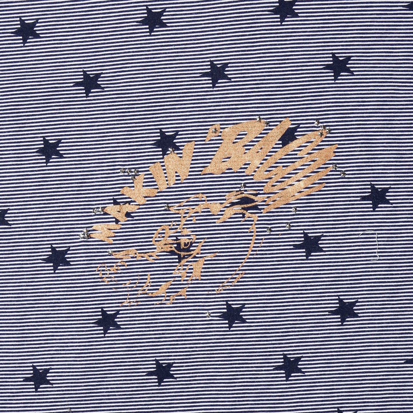 *one-off "the world is yours" hand screen t-shirt