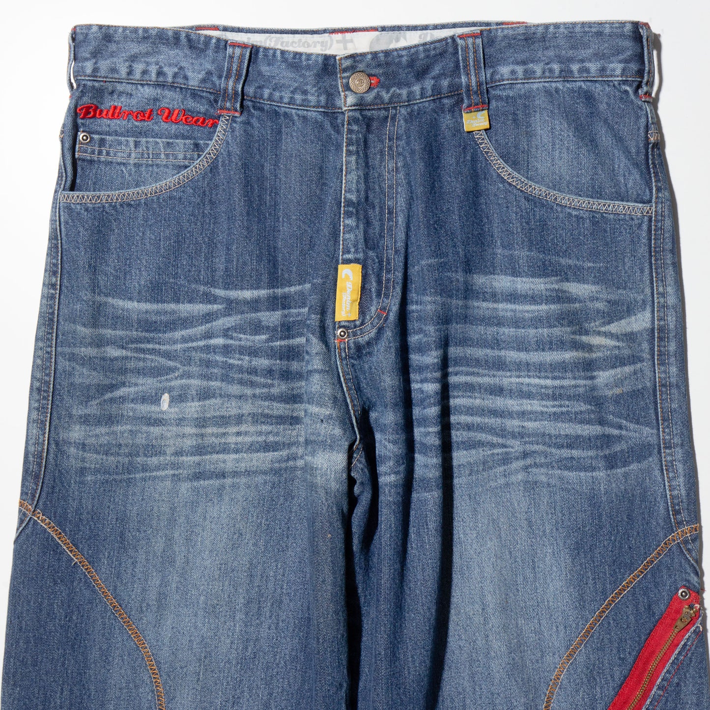 vintage bullrot wear drip baggy jeans