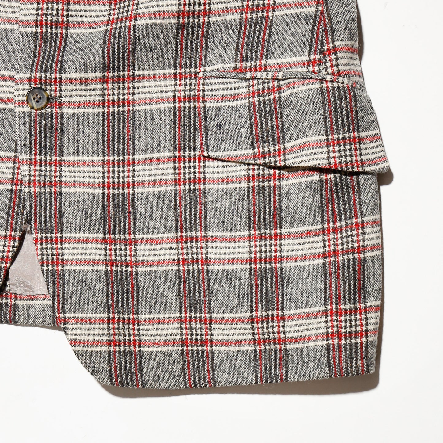 vintage 70's check flare set up