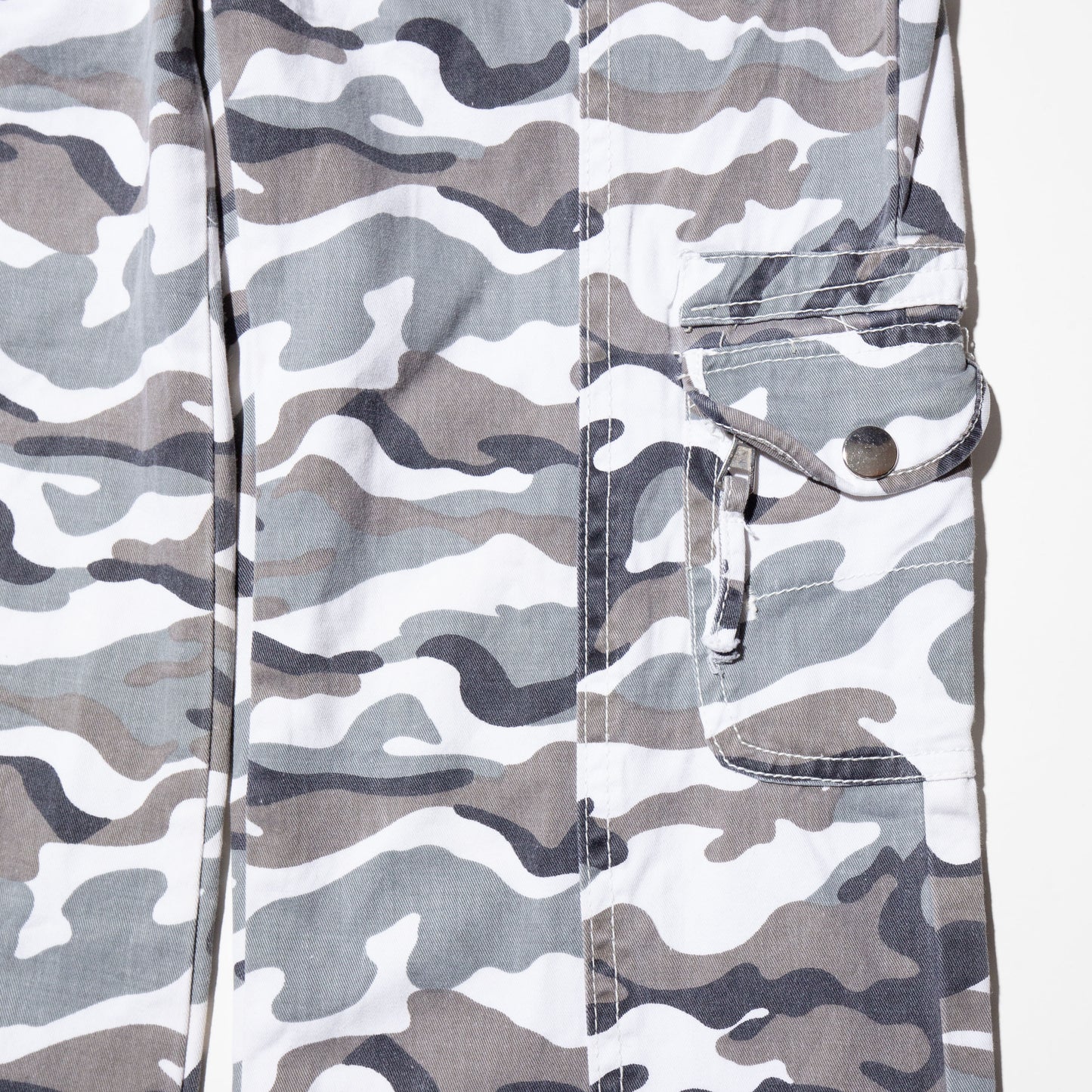 vintage low rise flare cargo trousers