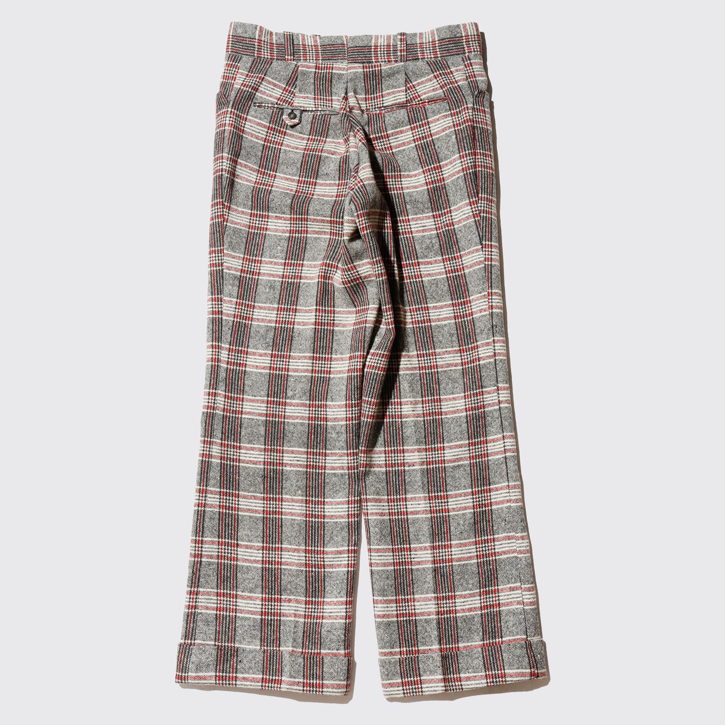 vintage 70's check flare set up