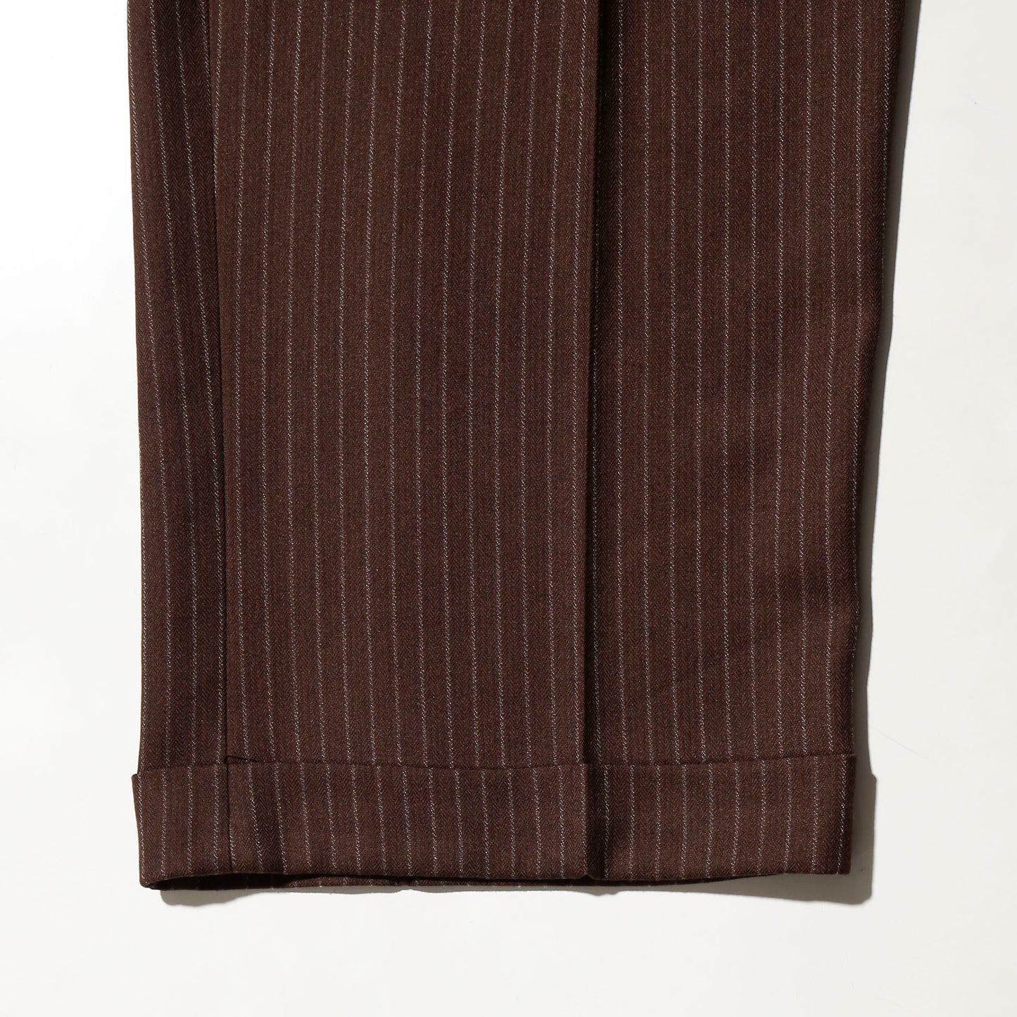 vintage tucked stripe wide slacks