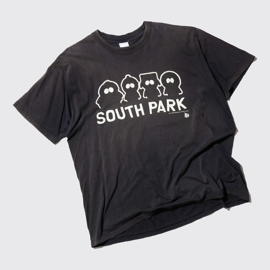 vintage 1999's south park black character t-shirt