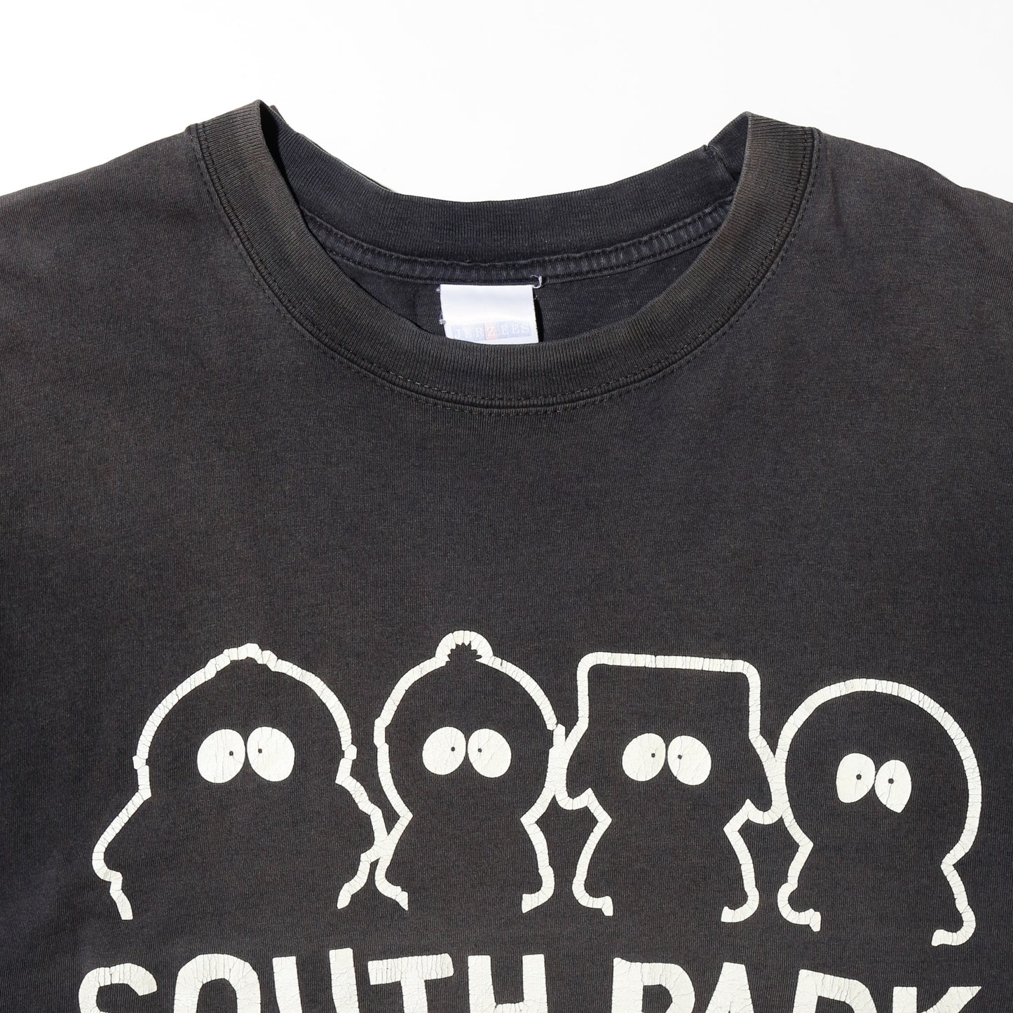 vintage 1999's south park black character t-shirt