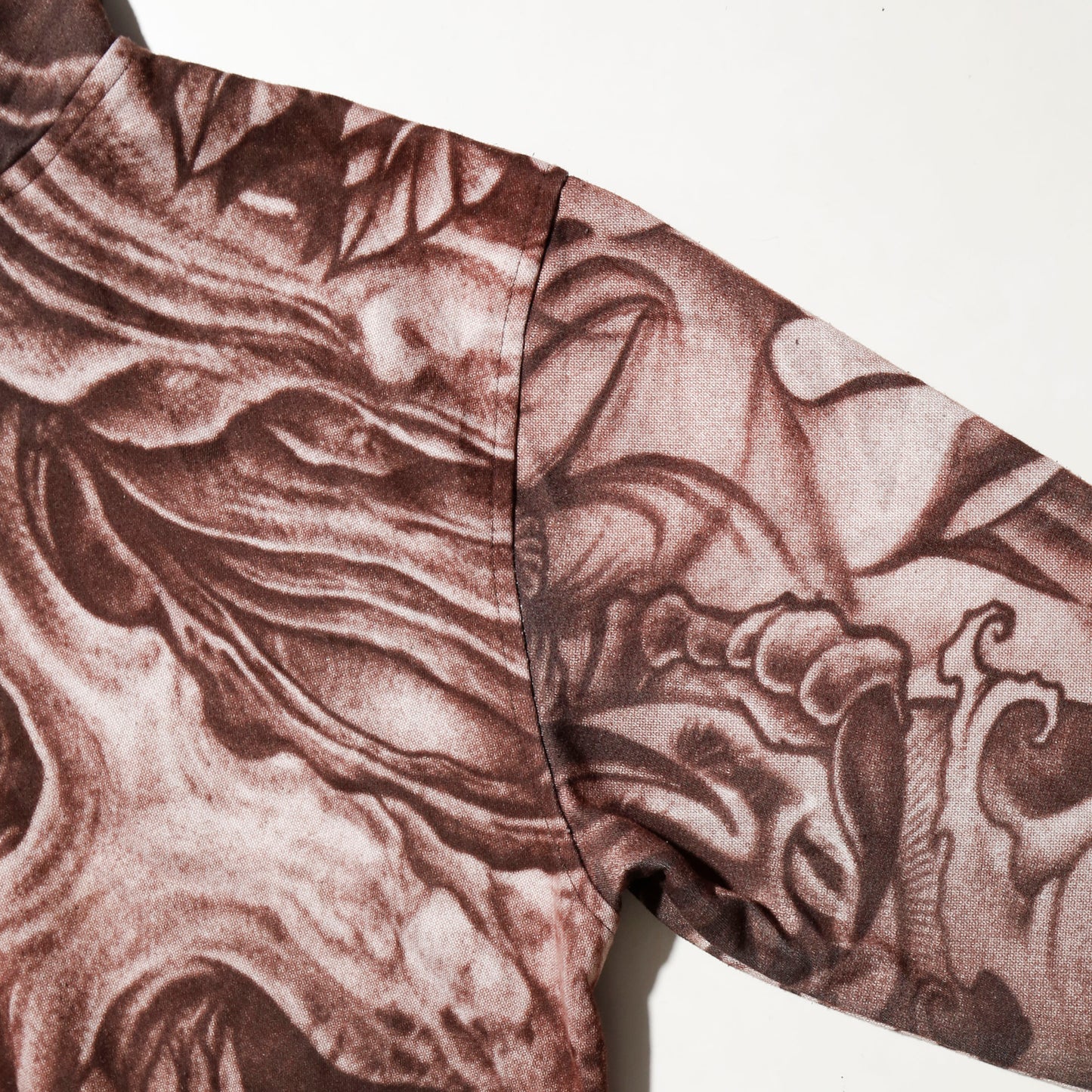 vintage demon all over print hoodie