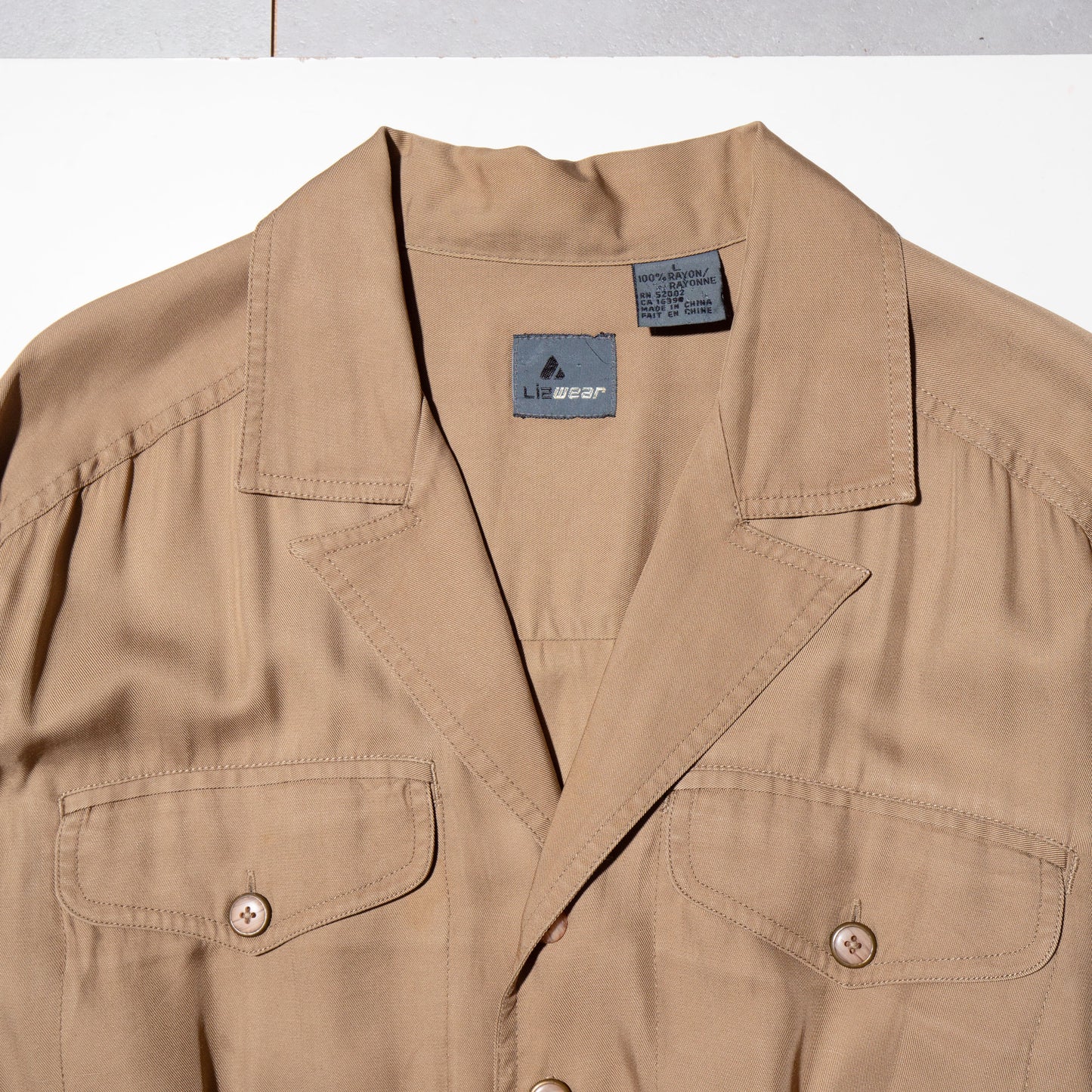 vintage rayon tucked jump suit