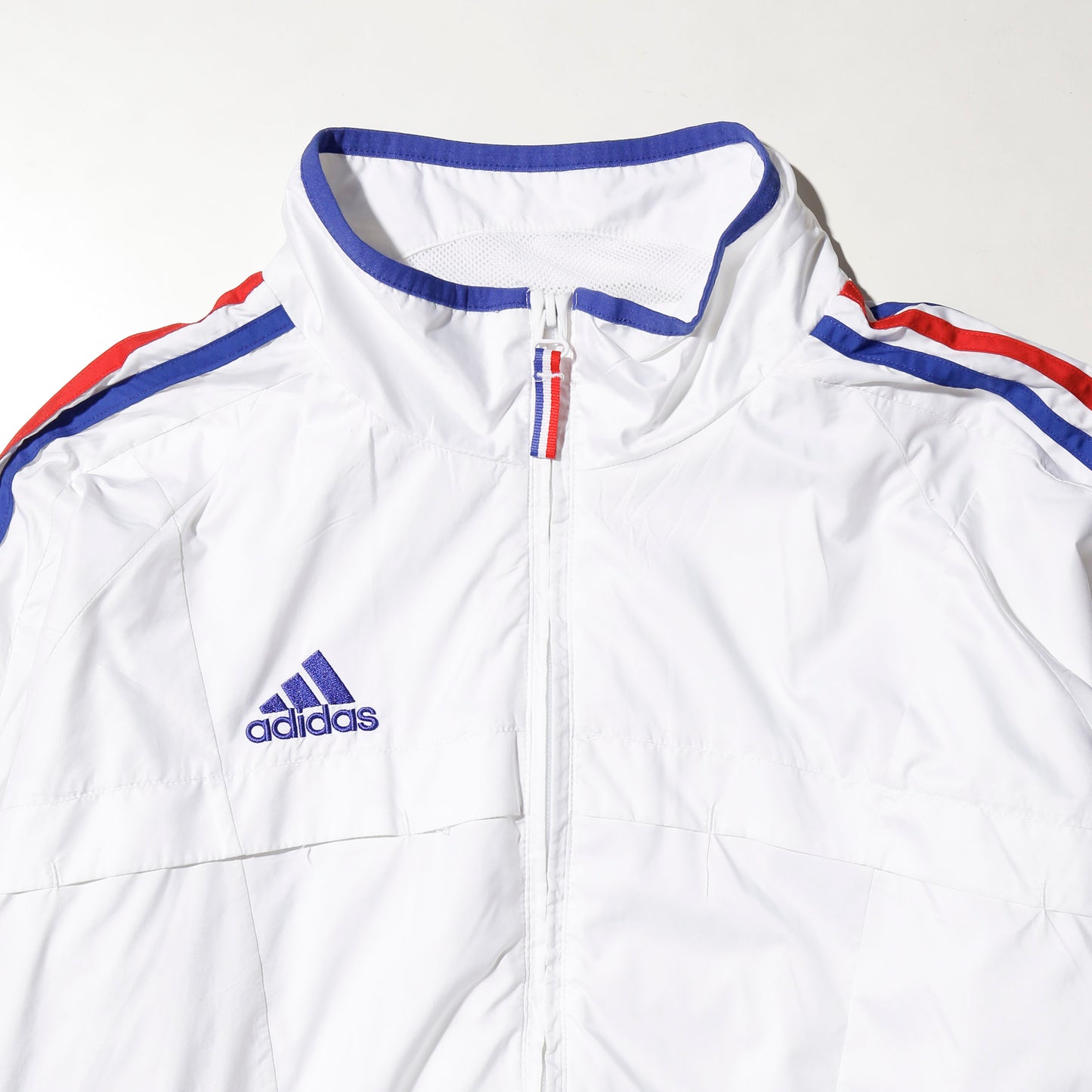 vintage 00's adidas france official nylon truck jacket