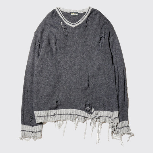 *one-off broken tilden sweater