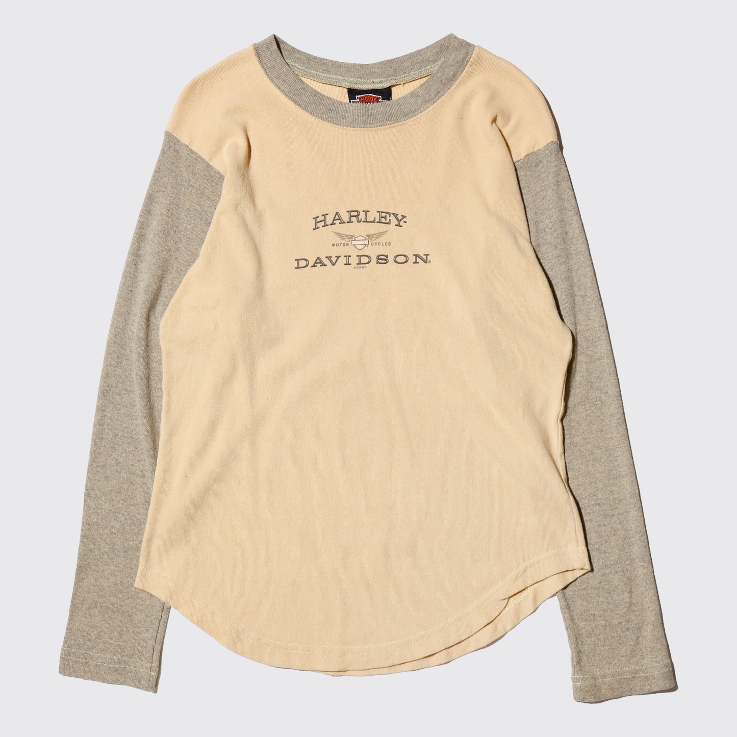 vintage harley davidson baseball l/s t-shirt