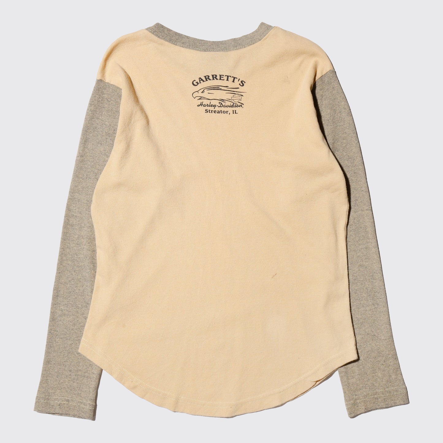 vintage harley davidson baseball l/s t-shirt