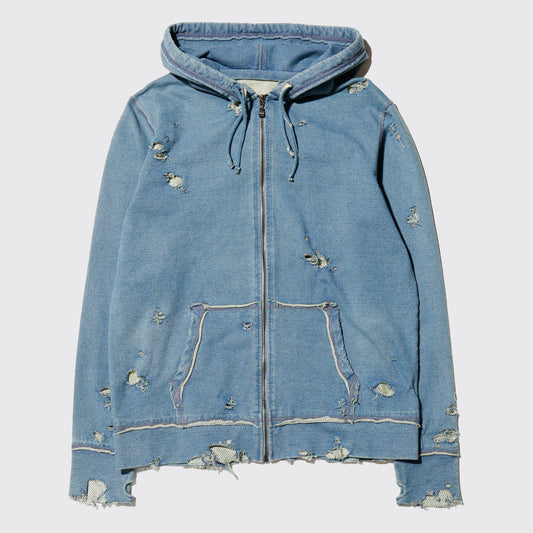 *one-off broken hoodie