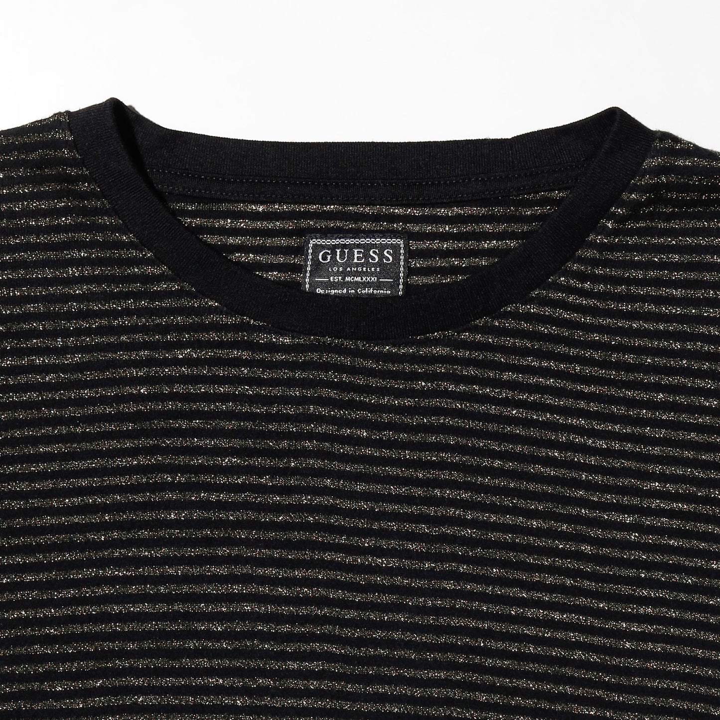 vintage guess lame border t-shirt