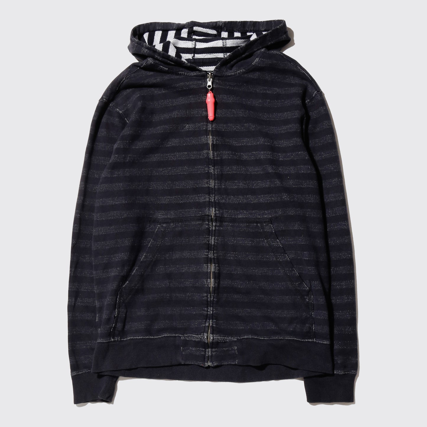 vintage stripe d*ck hoodie , *reversible