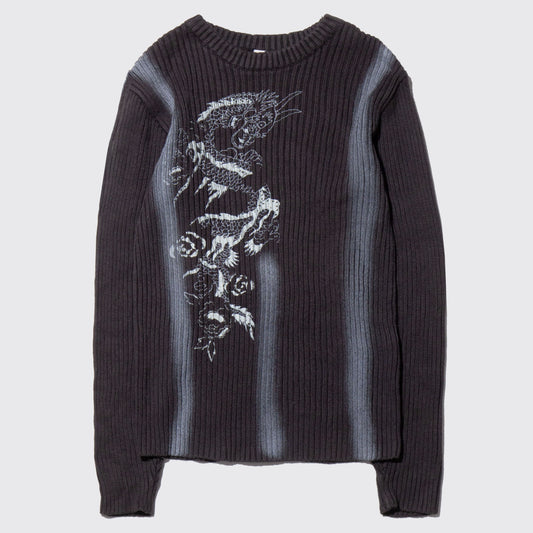 vintage dragon rib sweater