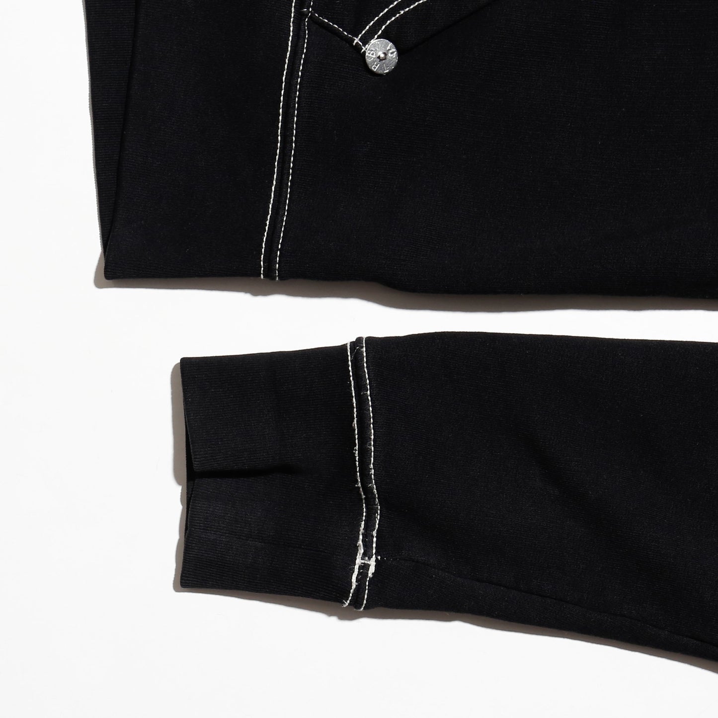 vintage 00's true religion stitched zip hoodie