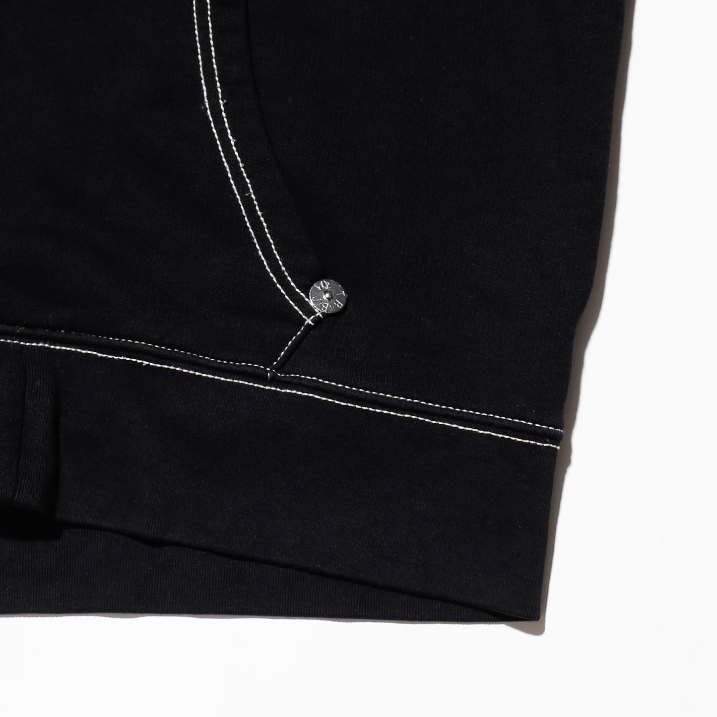 vintage 00's true religion stitched zip hoodie