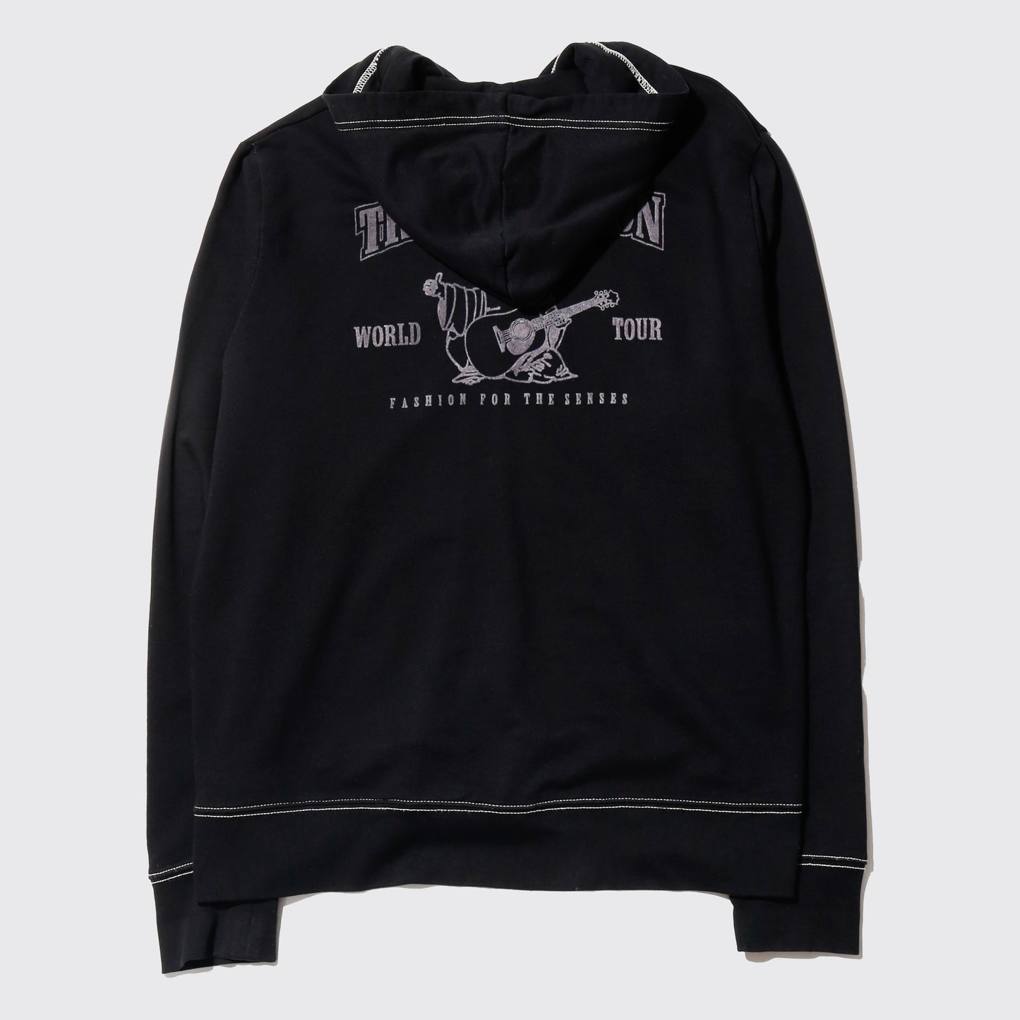 vintage 00's true religion stitched zip hoodie