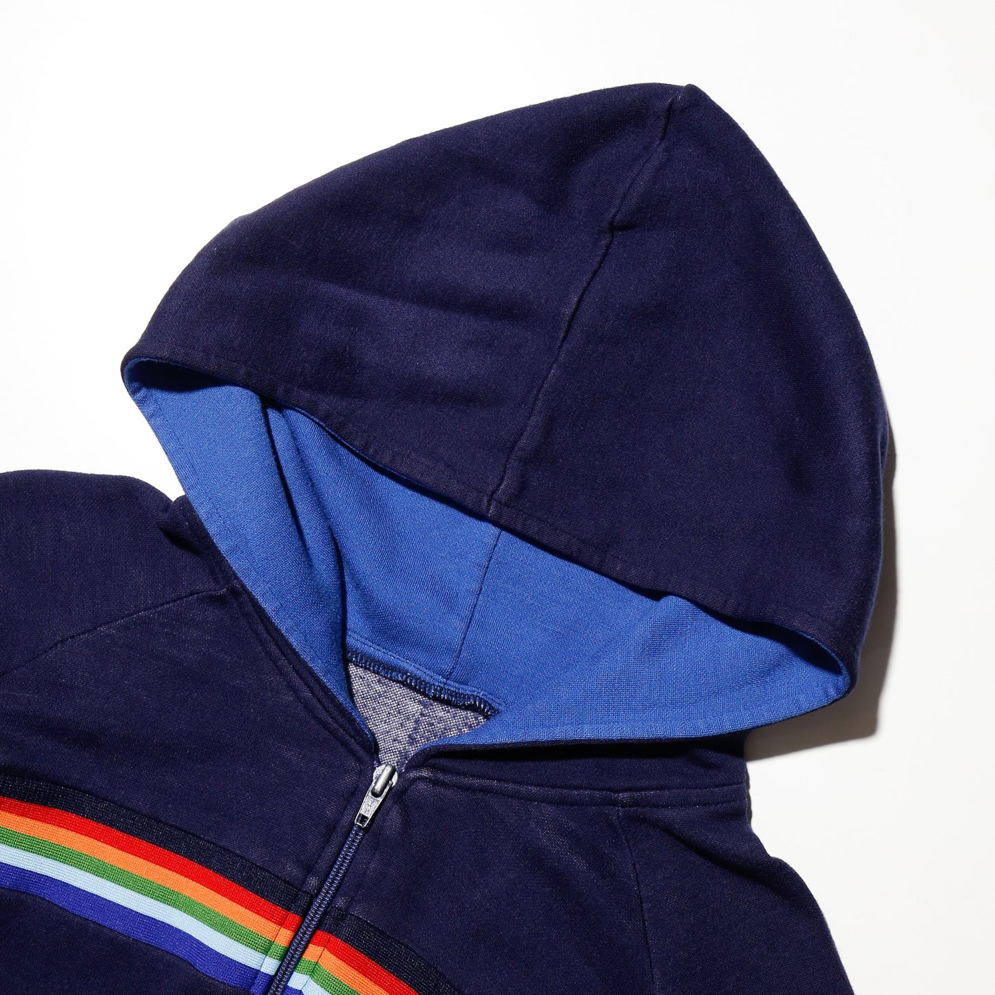 vintage ocean pacific rainbow half zip hoodie