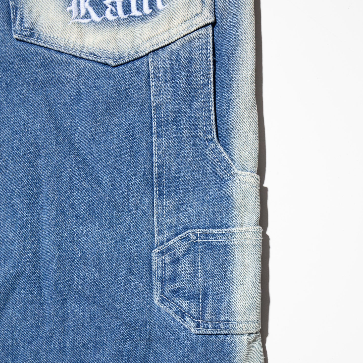 vintage karl kani fade line baggy jeans