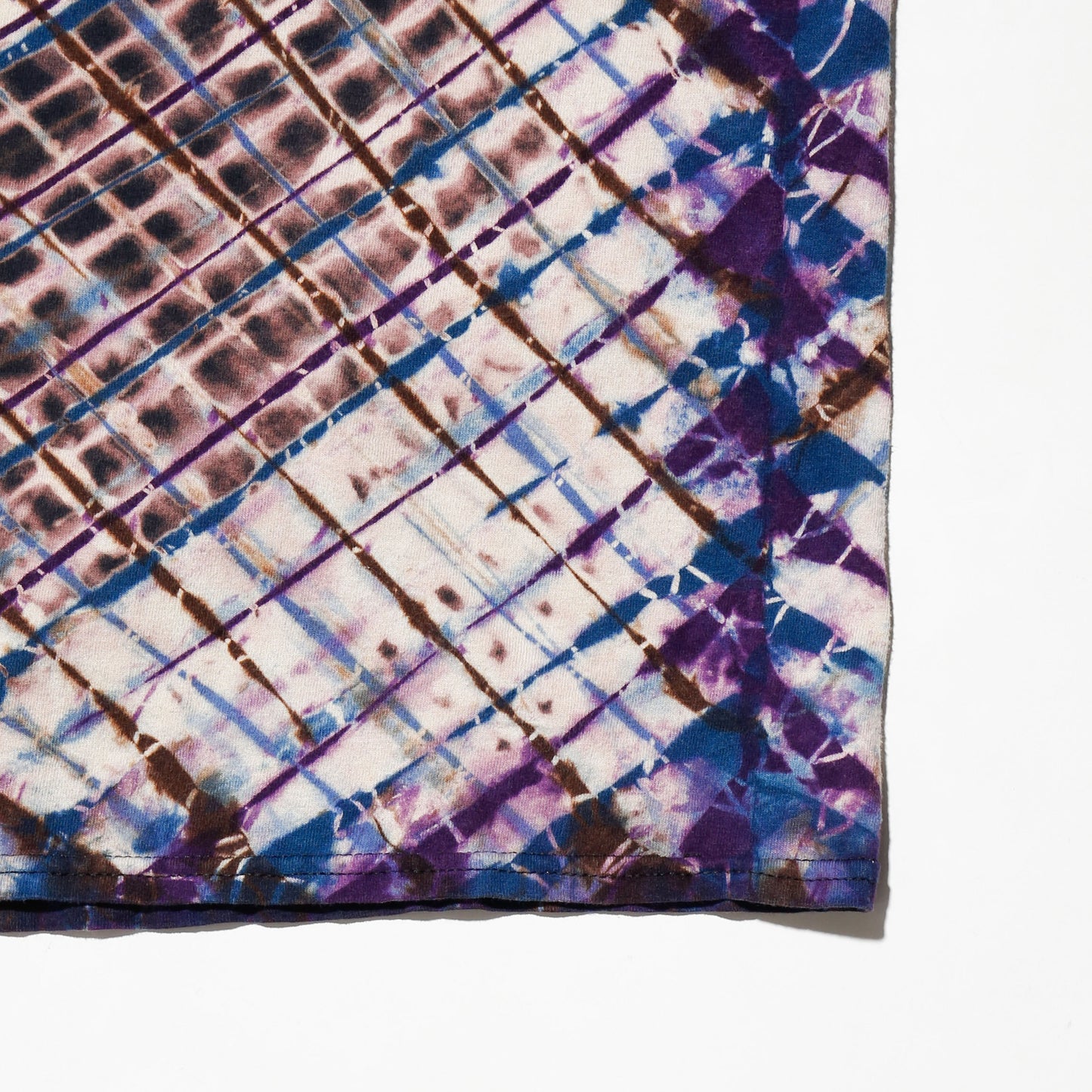 vintage psychedelic grid cut sew