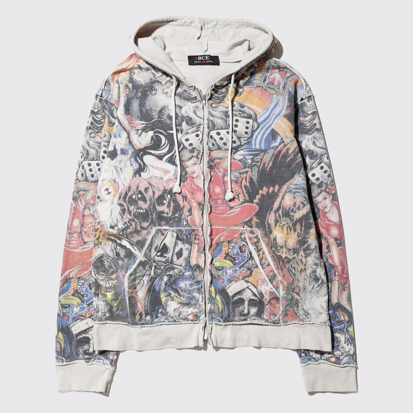 vintage tatoo full graphic hoodie