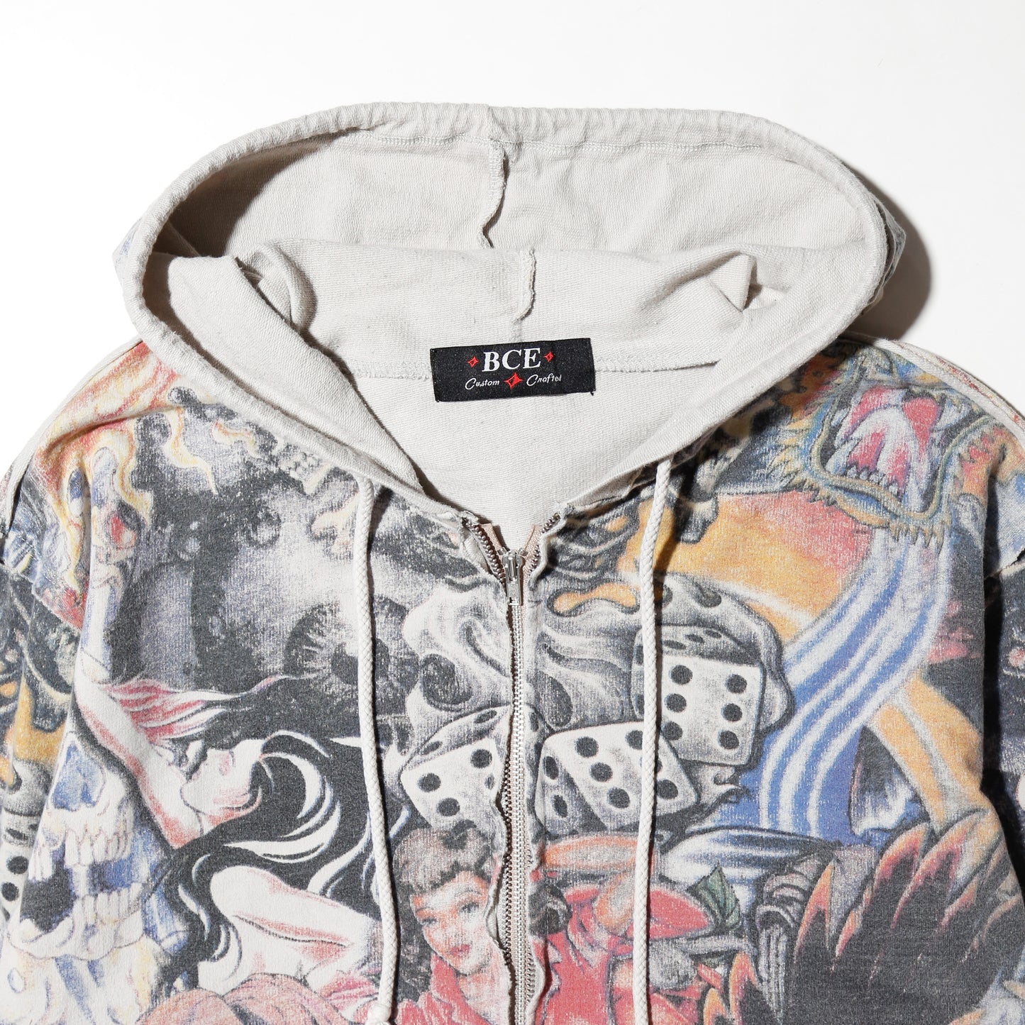 vintage tatoo full graphic hoodie